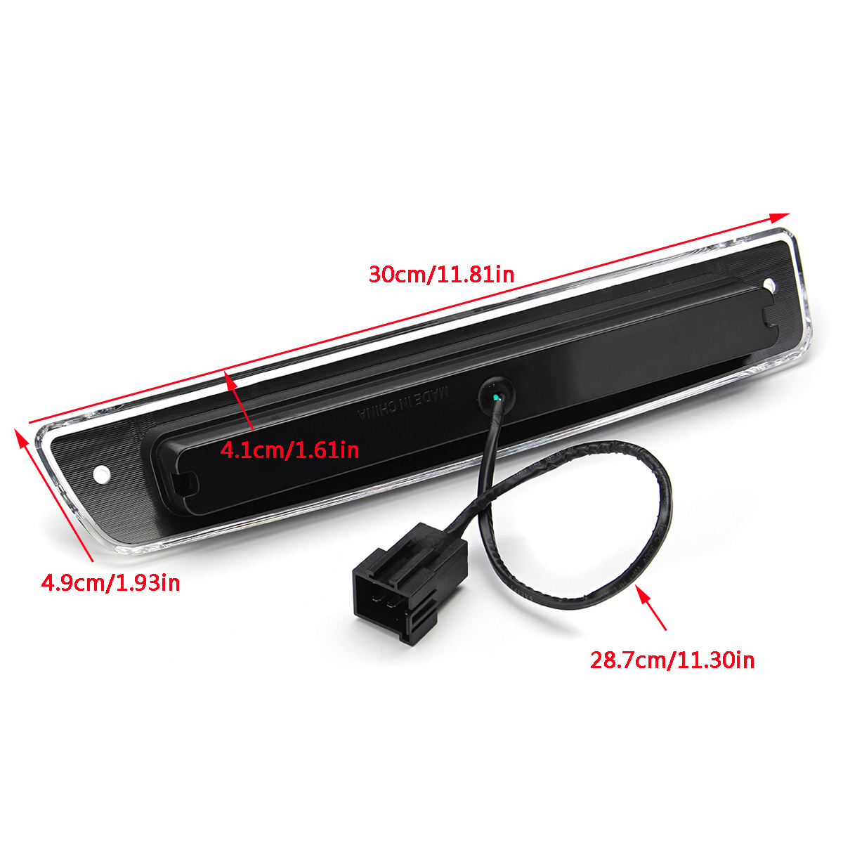 Car-LED-Rear-Third-Brake-Lights-Black-Tail-Lamp-for-DODGE-RAM-1500-2500-3500-Pickup-1994-01-1337128