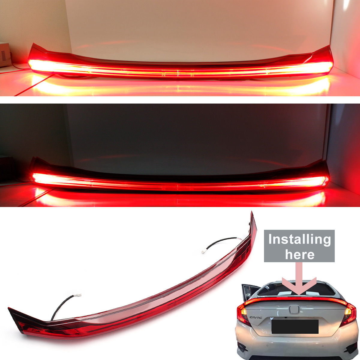 Car-LED-Tail-light-Rear-Wing-Brake-Lights-JDM-Style-For-Honda-Civic-Sedan-ONLY-2016-2017-1512819