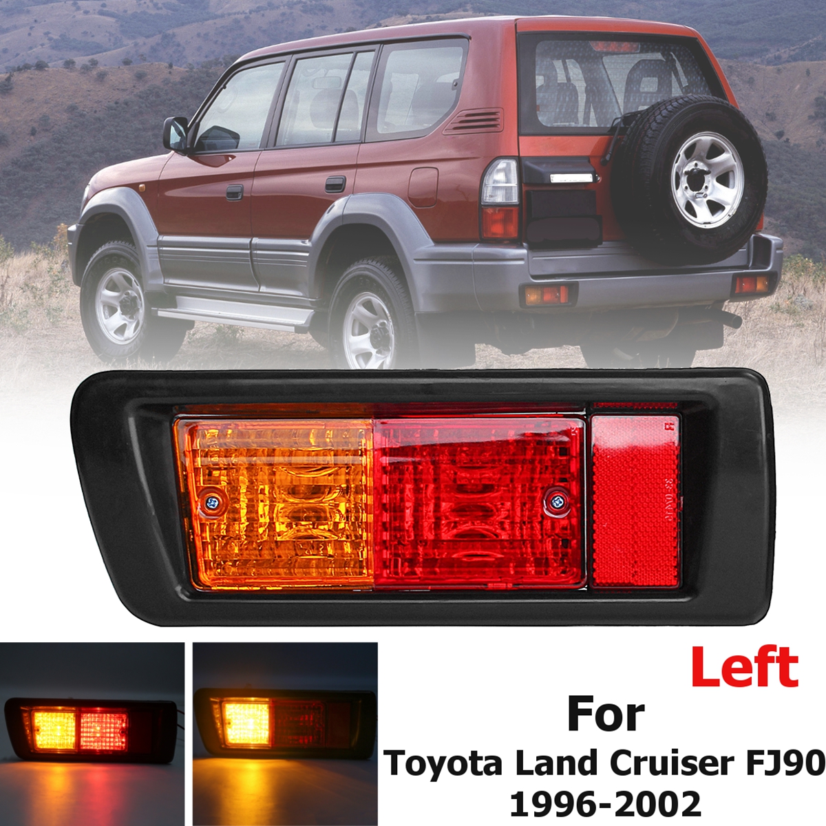 Car-Rear-Left-Tail-Brake-Light-with-Bulb-for-Toyota-Land-Cruiser-FJ90-1996-2002-1385087