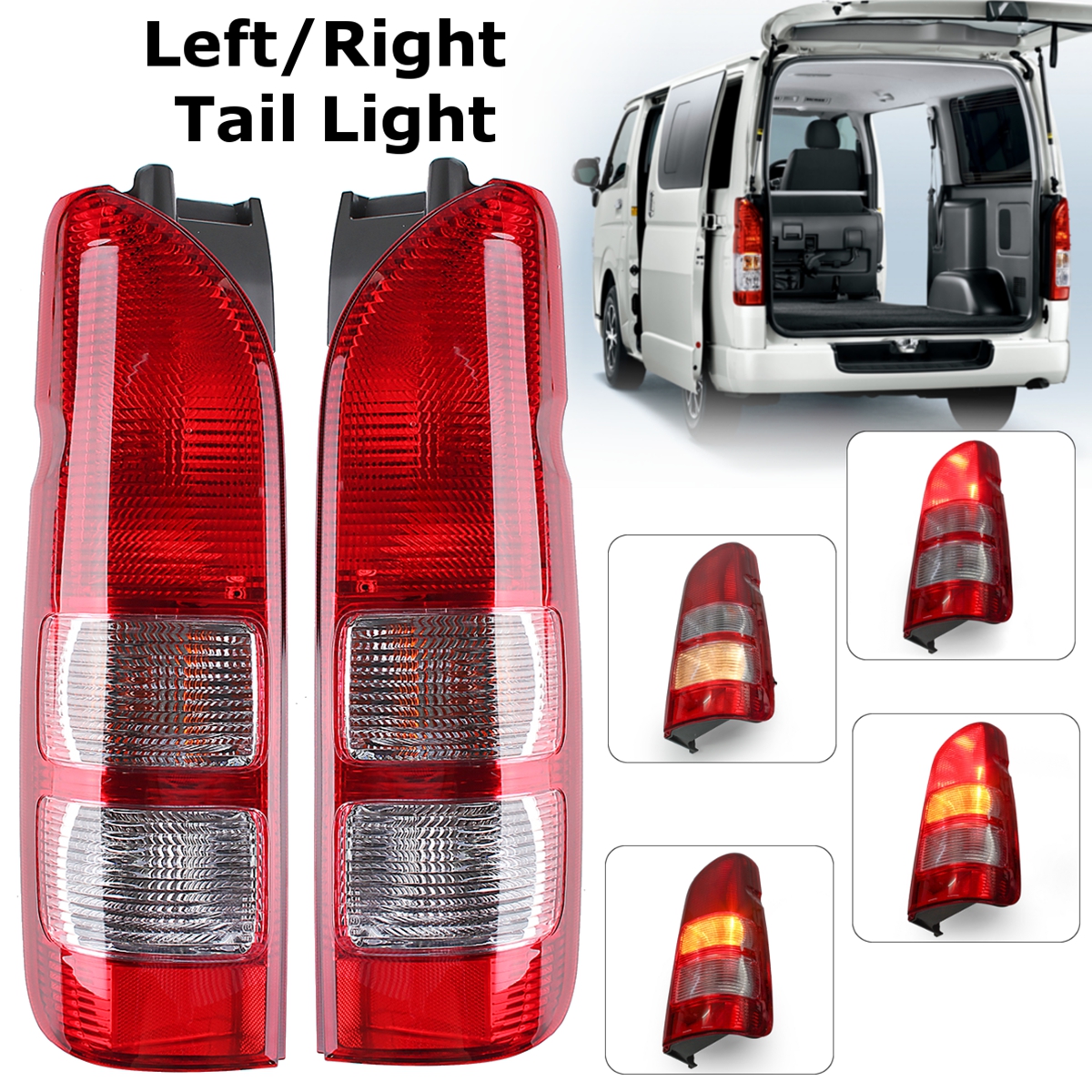 Car-Rear-LeftRight-Halogen-Tail-Brake-Light-with-Harness-for-Toyota-HiaceCommuter-2005-2014-1317436