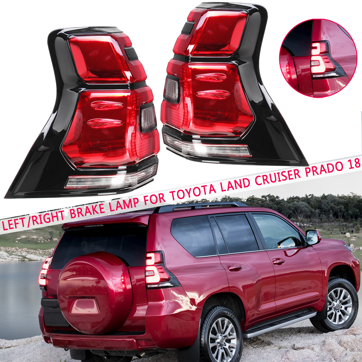 Car-Rear-LeftRight-Tail-Light-Brake-Lamp-For-Toyota-Land-Cruiser-Prado-FJ150-LC150-GRJ150--2018-Up-1632595