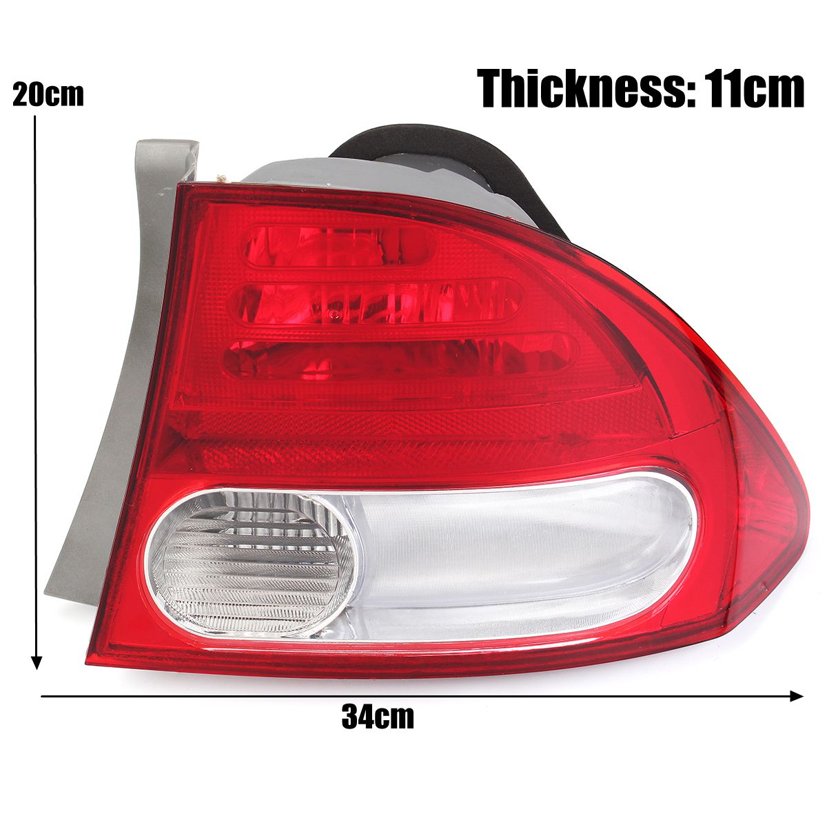 Car-Rear-LeftRight-Tail-Light-Brake-Lamp-with-No-Bulb-Red-For-Honda-Civic-GX-Sedan-2006-2011-1560156