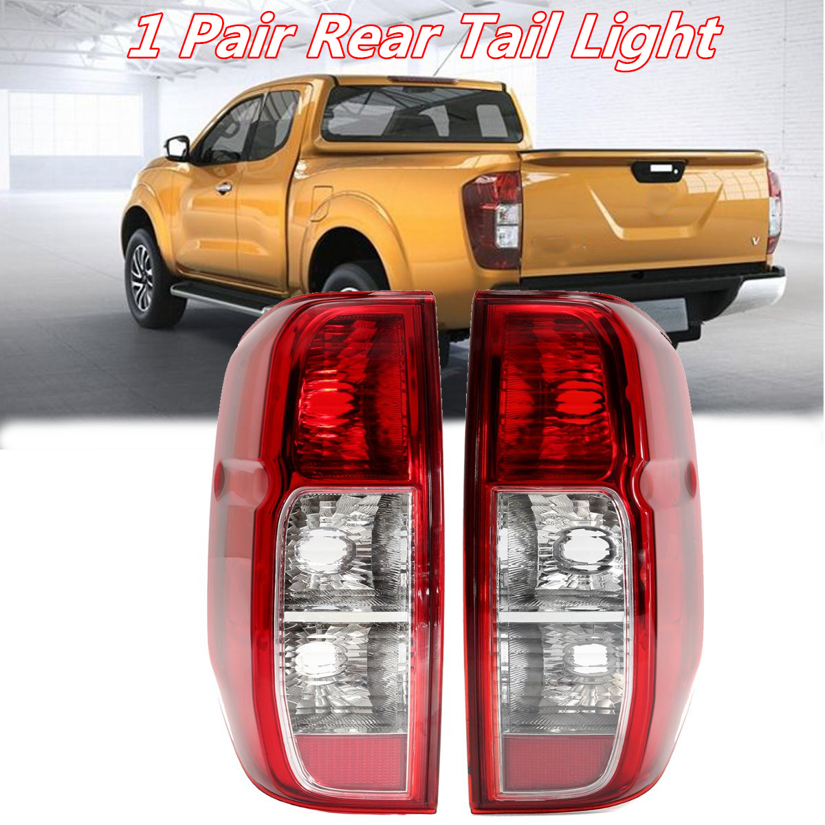 Car-Rear-Tail-Brake-Light-Red-without-Bulb-For-NISSAN-NAVARA-D40-2005-2010-1616016