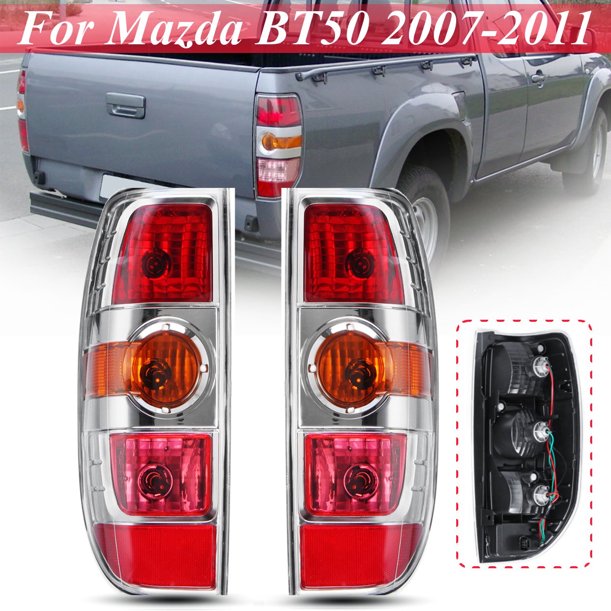 Car-Rear-Tail-Light-Brake-Lamp-with-No-Bulb-LeftRight-for-Mazda-BT50-2007-2011-UR5651150-UR5651160-1444062