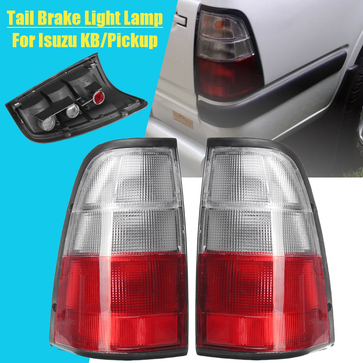 Car-Rear-Tail-Light-Brake-Lamp-with-No-Wiring-LeftRight-for-Isuzu-KBPickupTFRTFS-Vauxhall-1464286
