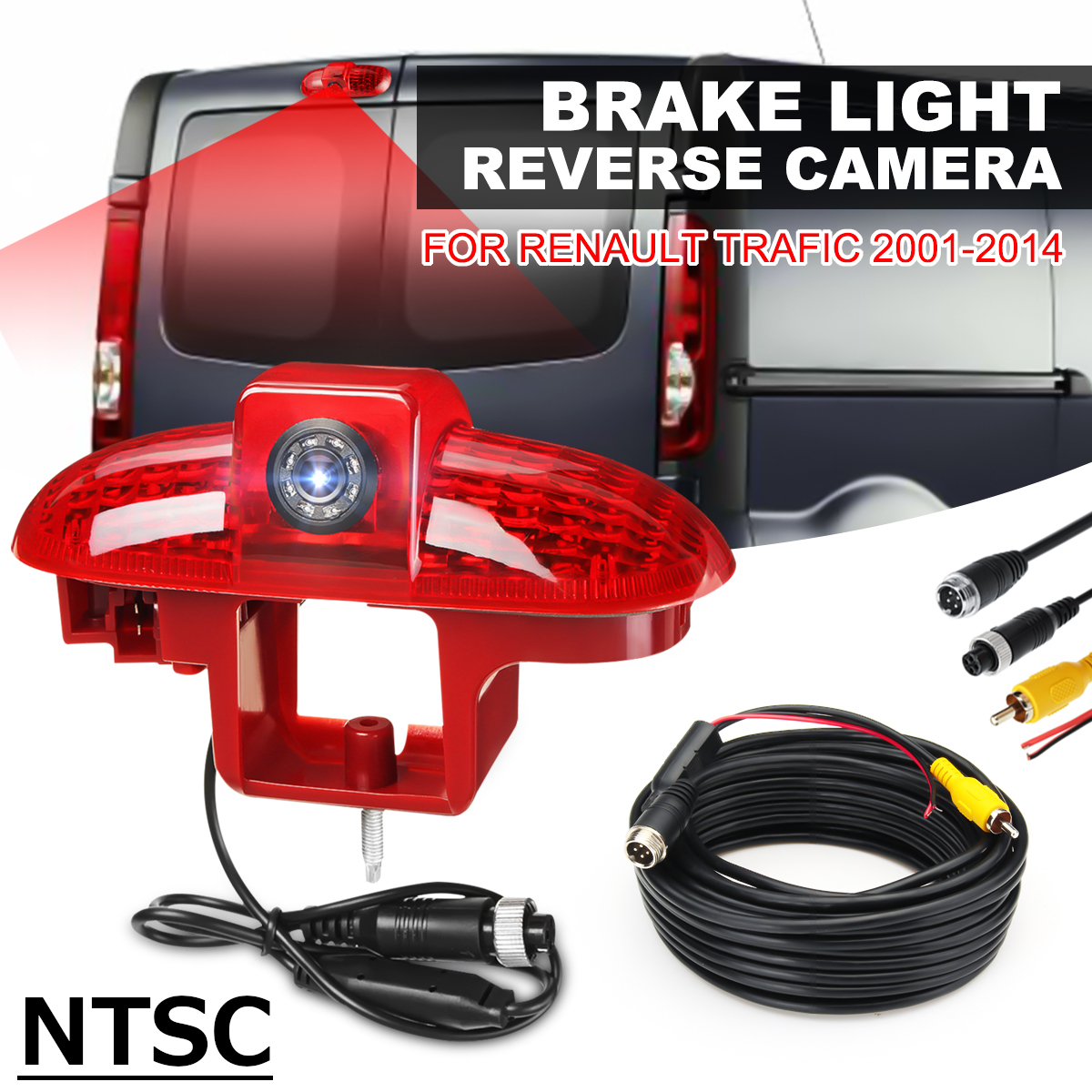 Car-Reversing-Backup-Rear-View-Camera-Brake-Light-For-Renault-Trafic-2001-2014-USA-NTSC-Type-1631047