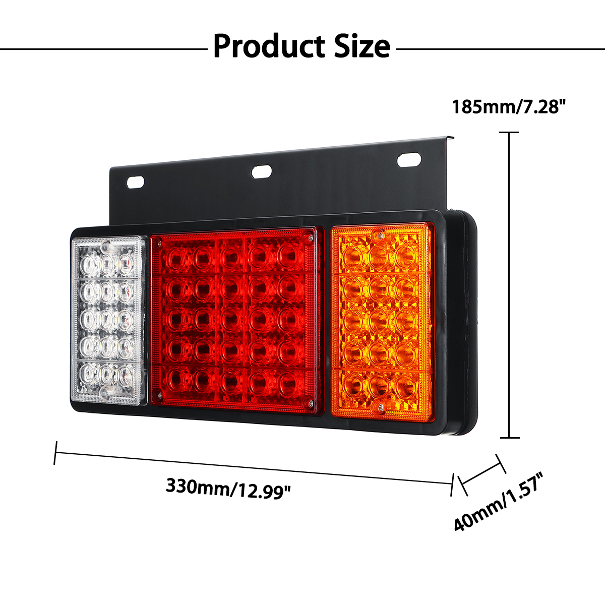 DC-24V-Waterproof--55-LED-Truck-Caravan-Trailer-Stop-Brake-Indicator-Lights-Lamps-1562213