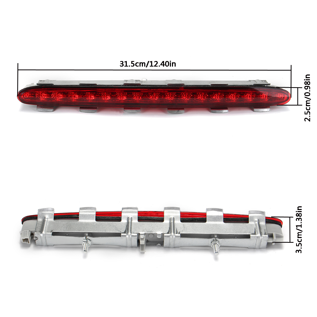 LED-3RD-Third-Brake-Light-High-Mount-Stop-Lamp-Red-Lens-For-Mercedes-Benz-CLK-W209-2002-2009-1338244