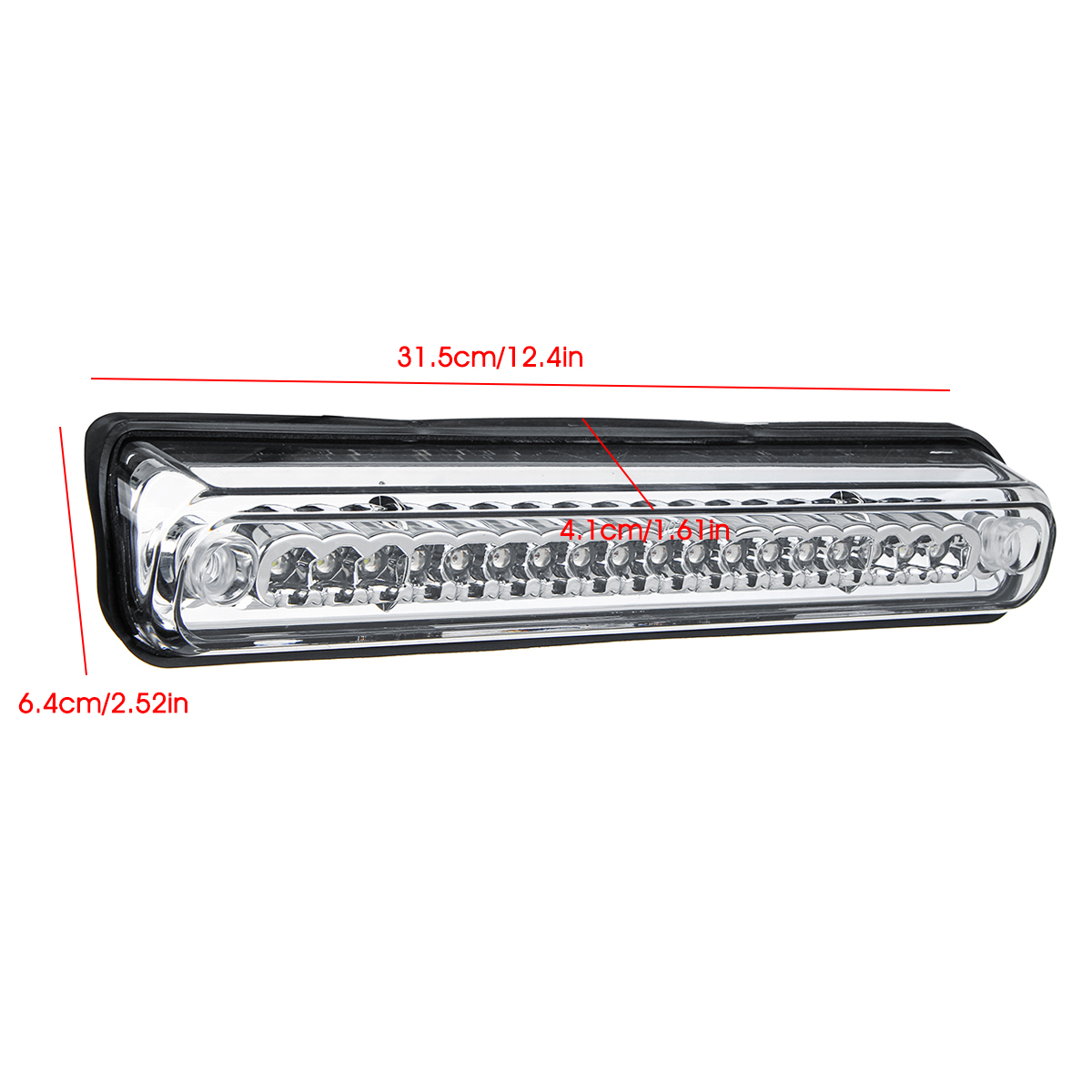 LED-High-Mount-Stop-Lamp-Third-3rd-Brake-Light-Clear-Shell-for-Chevy-GMC-CK-1500-2500-3500-1988-1998-1463787