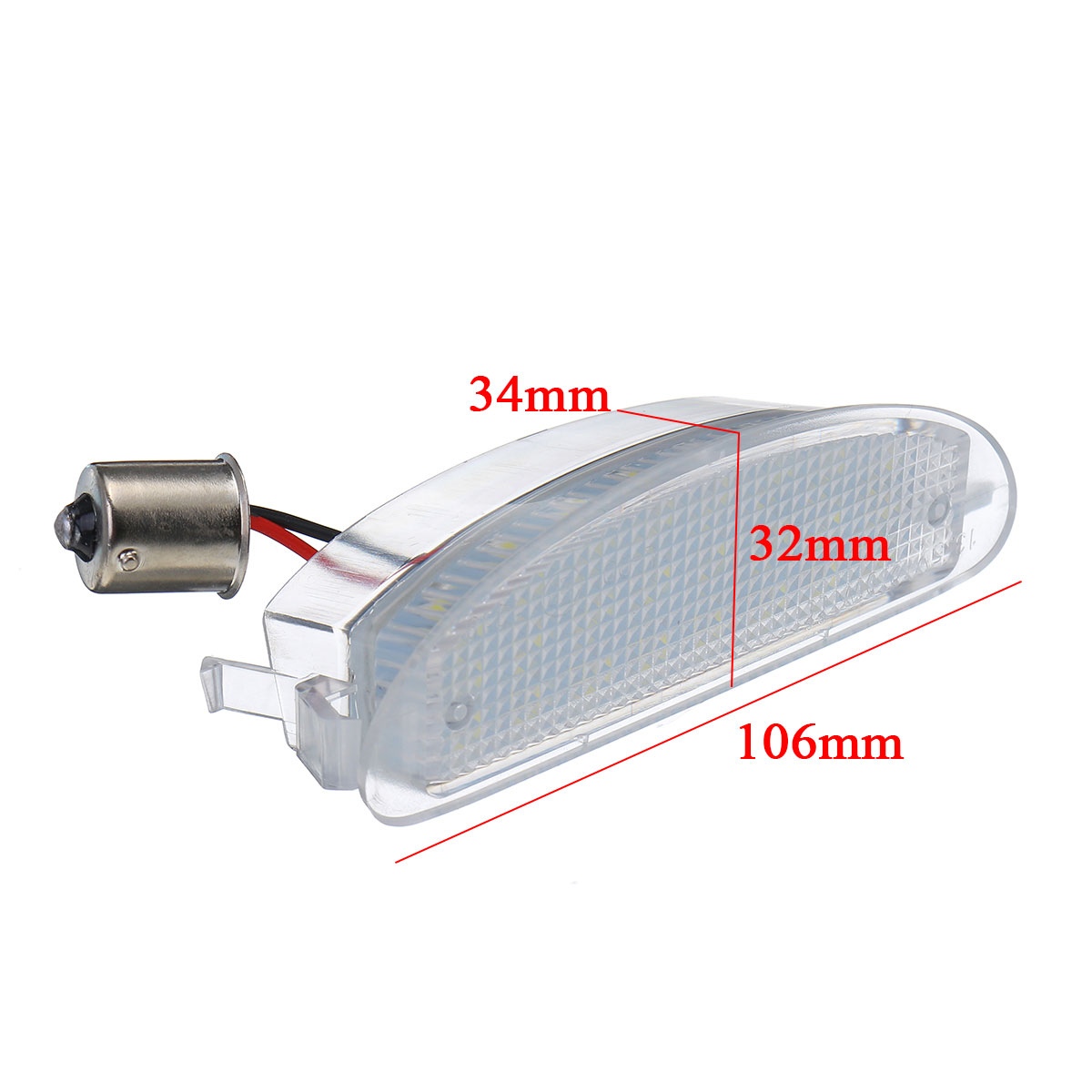 LED-License-Plate-Light-12V-For-Renault-Clio-MK2-1998-2005-Twingo-I-1993-2007-1691488