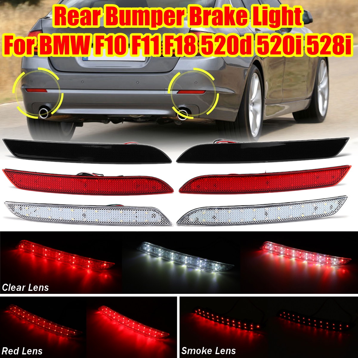 LED-Rear-Brake-Bumper-Lights-For-BMW-F10-F11-F18-520d-520i-528i-1620805