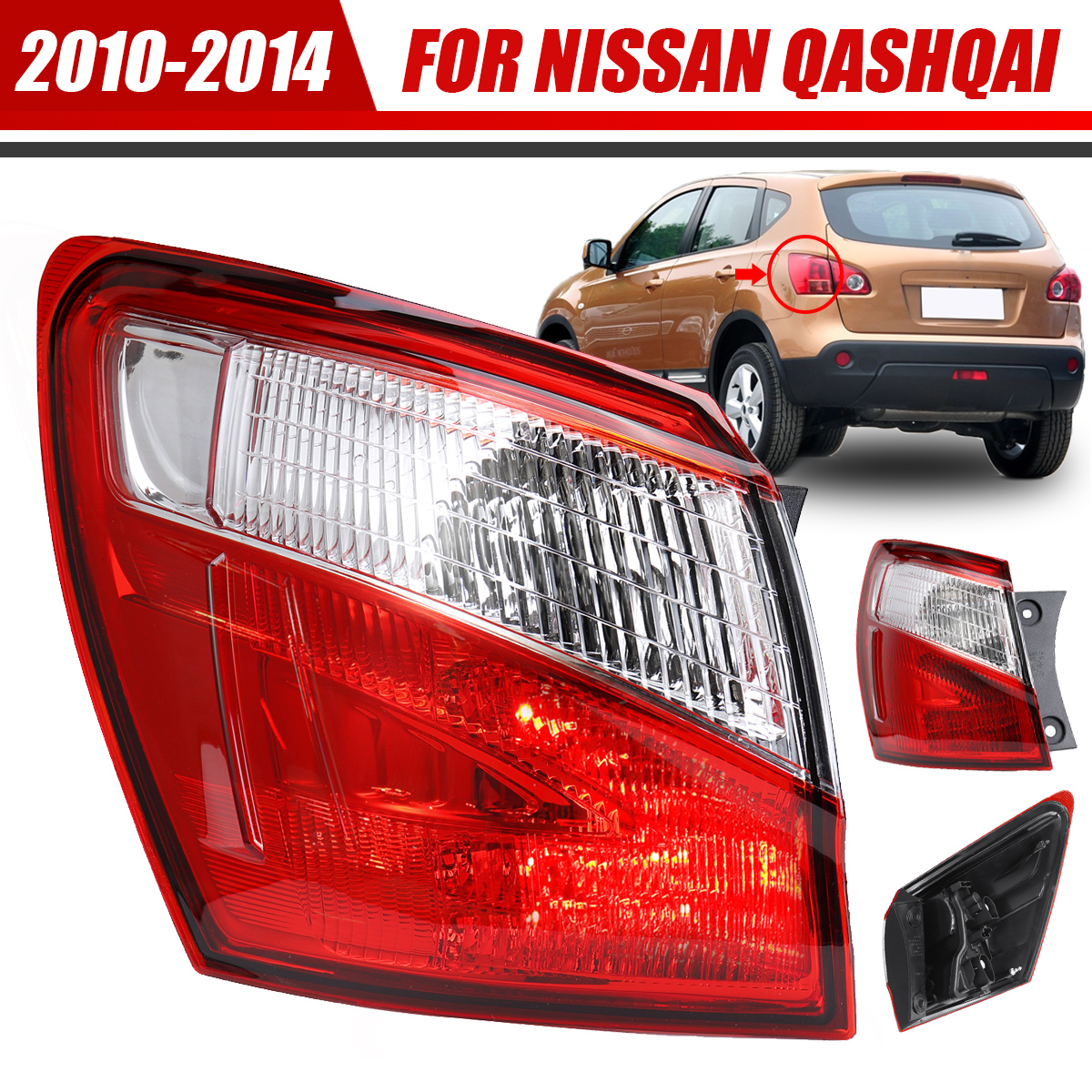 Left-Car-Rear-Outer-Light-Brake-Tail-Light-Lamp-For-Nissan-Qashqai-2010-2014-1784700