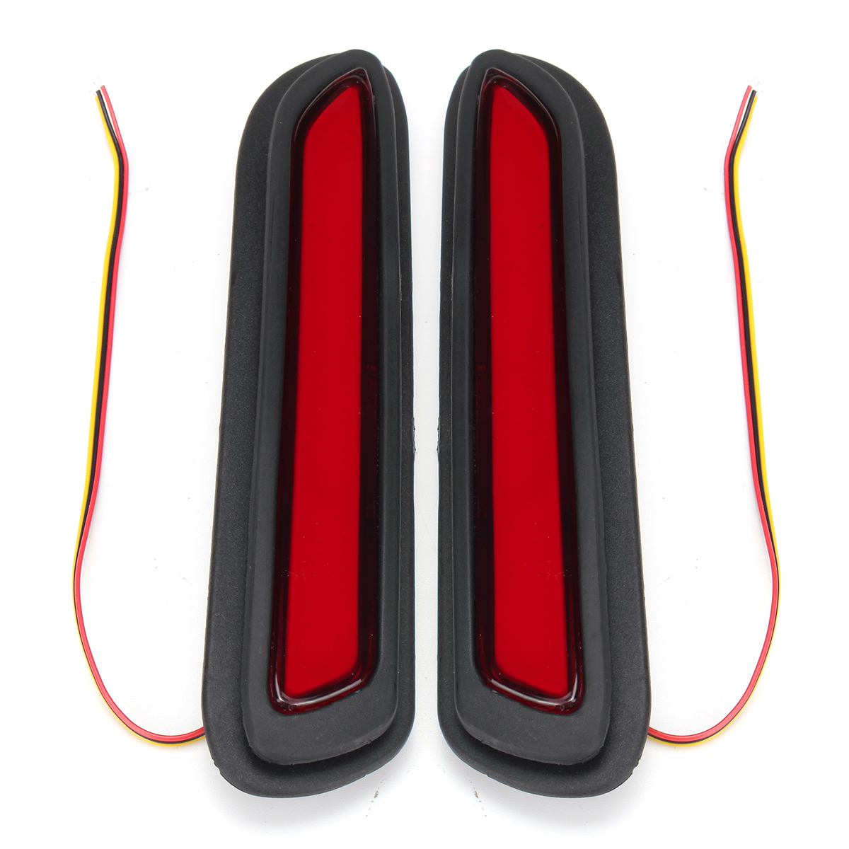 Pair-12V-5W-Car-LED-Bumper-Reflectors-Tail-Light-Red-Brake-Lamp-for-Mitsubishi-AU-1331640