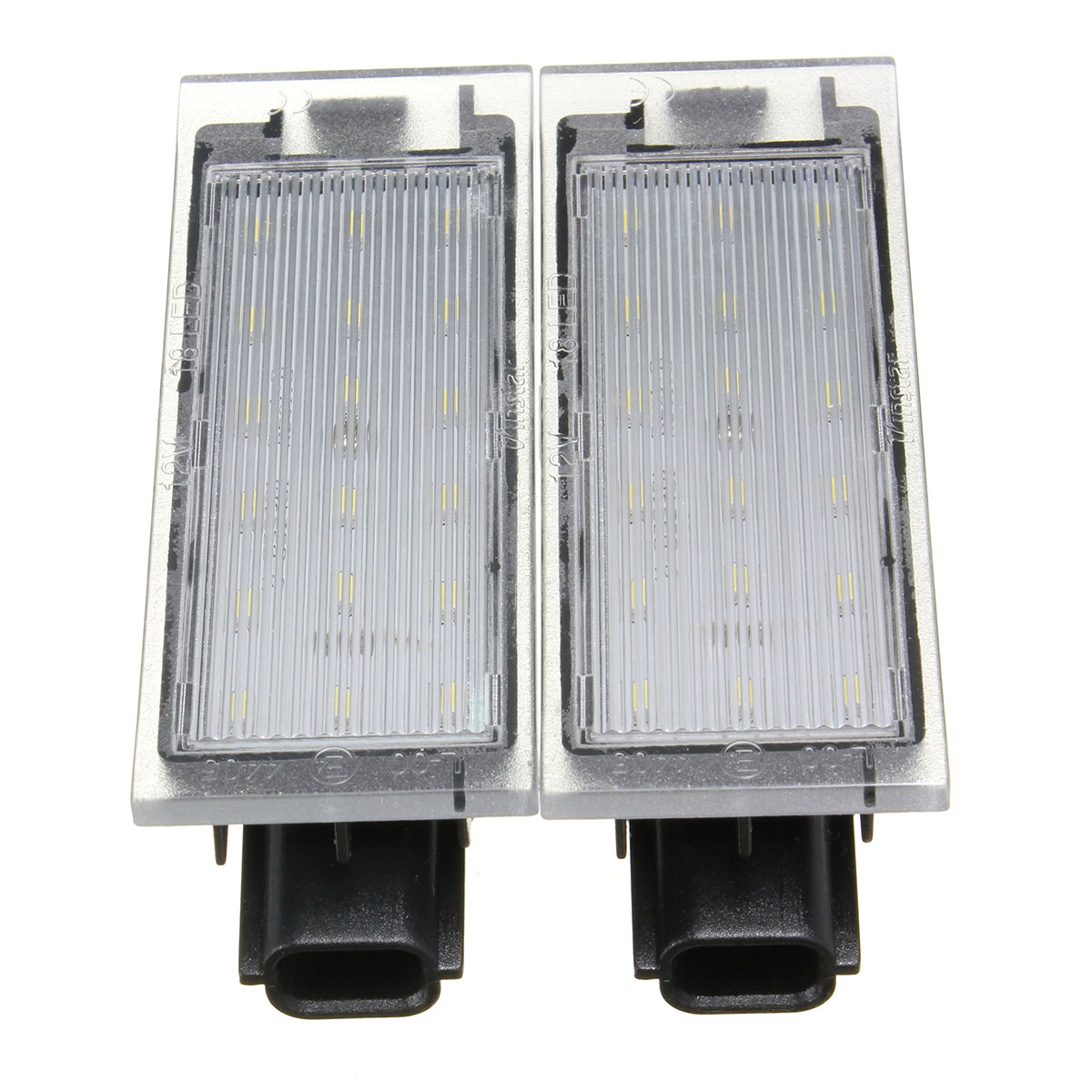 Pair-12V-LED-License-Number-Plate-Lights-White-For-Renault-Twingo-Clio-Megane-Lagane-1699691