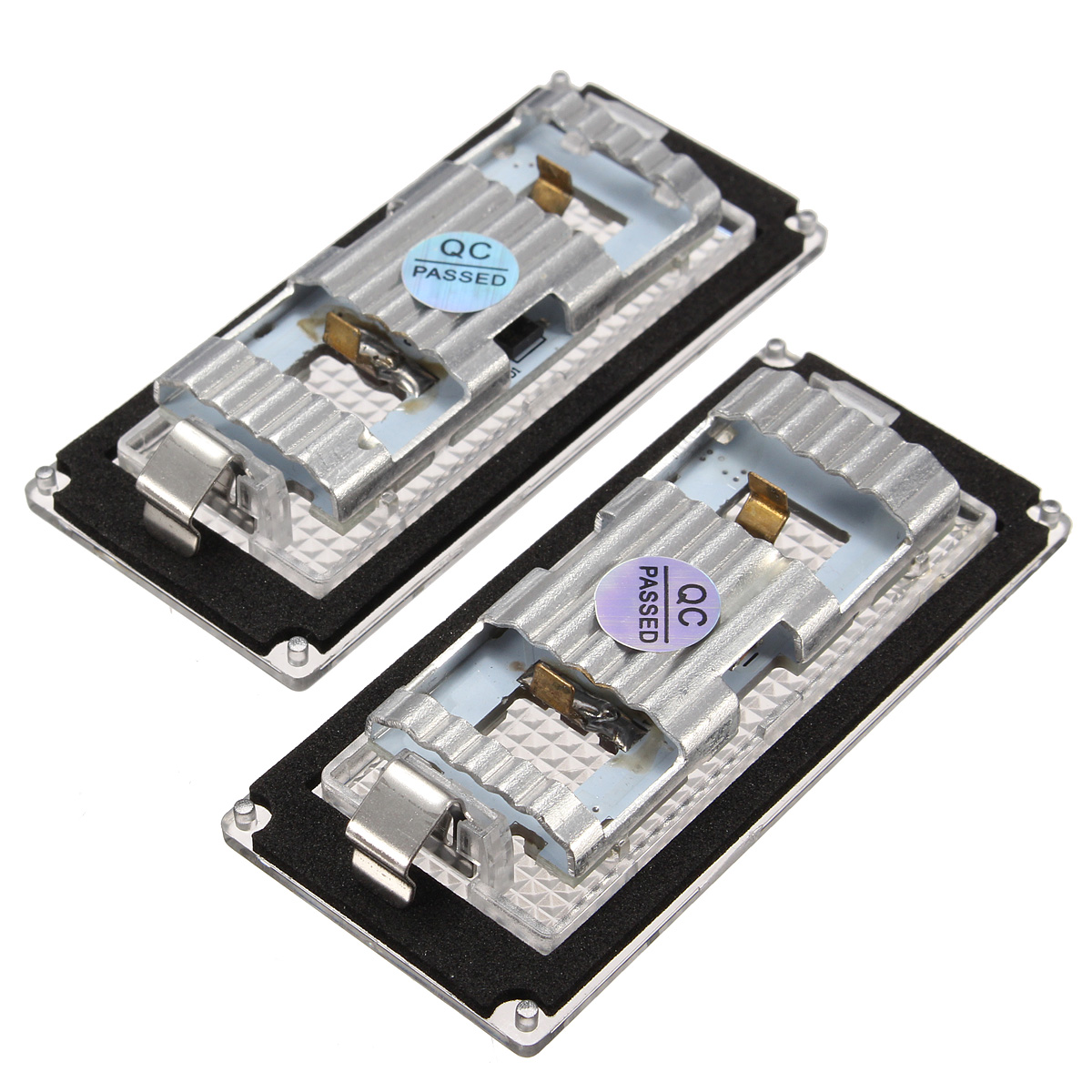 Pair-18-LED-Number-License-Plate-Light-Lamp-For-BMW-E66-7000K-White-Replacement-1027955