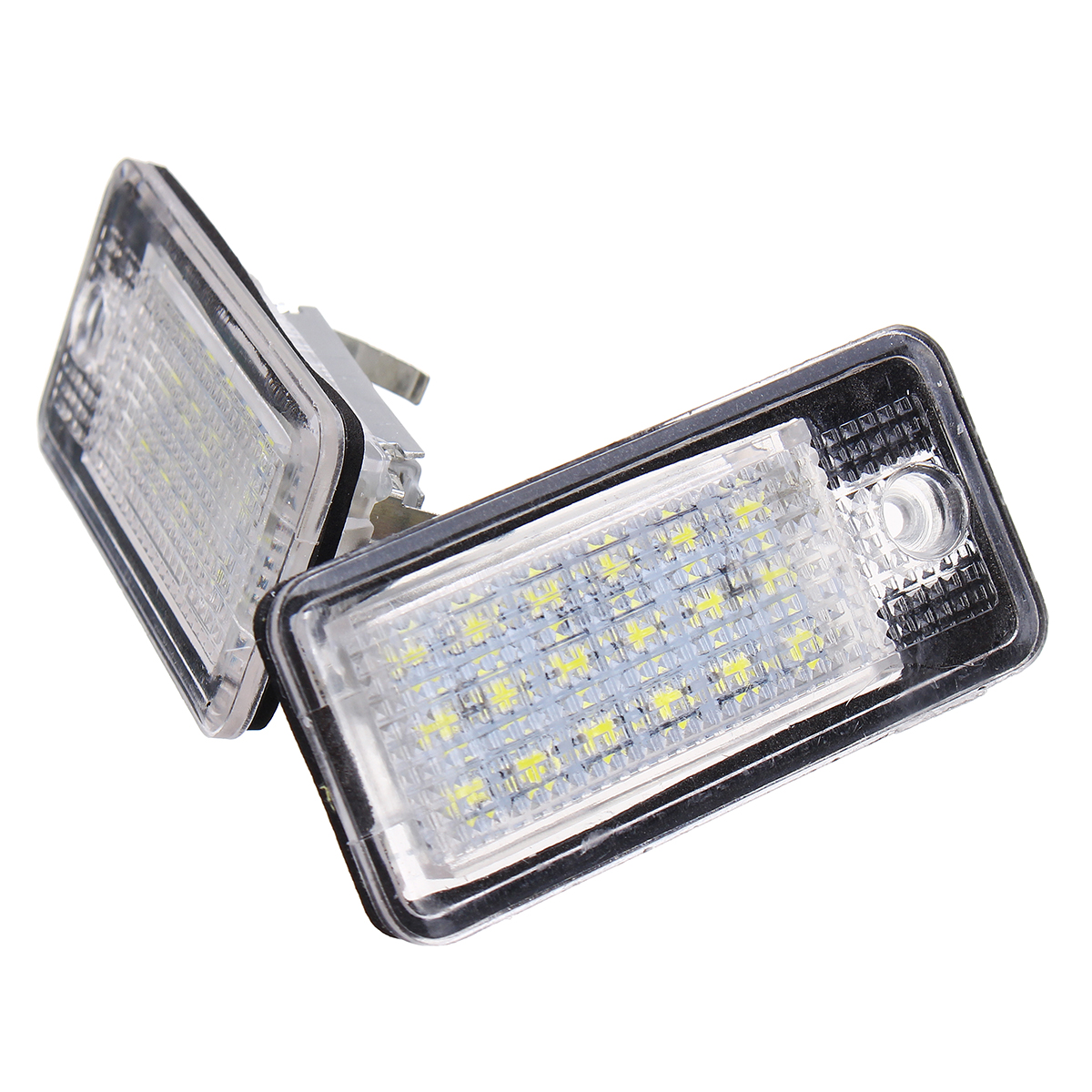 Pair-18LED-License-Number-Plate-Lights-CANBUS-Error-Free-For-Audi-A3-S3-A4-A6-S6-A5-RS4-1645681