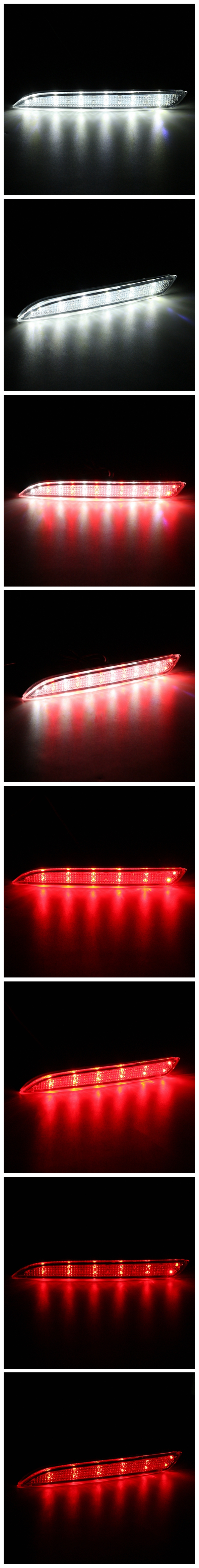 Pair-24-LEDs-Rear-Bumper-Turn-Signal-Light-Brake-Tail-Stop-Running-Lamp-For-Honda-CR-Z-CR-V-1103020