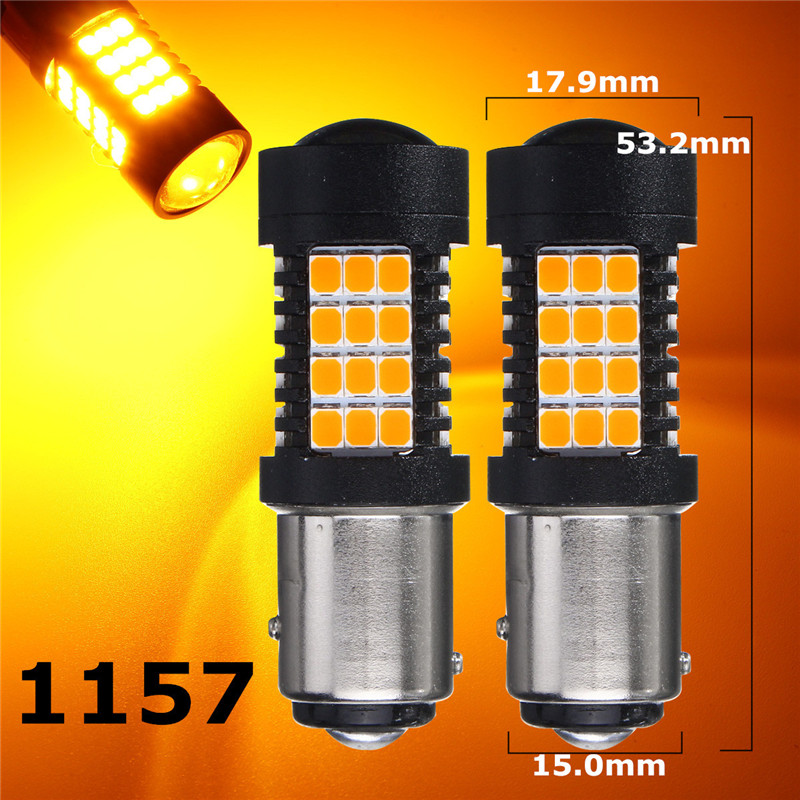 Pair-447LM-44W-Amber-LED-Car-Reversing-Backup-lights-Turn-Bulb-Lamp-3157-7443-1156-1157-2835-1342530
