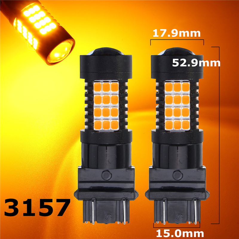 Pair-447LM-44W-Amber-LED-Car-Reversing-Backup-lights-Turn-Bulb-Lamp-3157-7443-1156-1157-2835-1342530