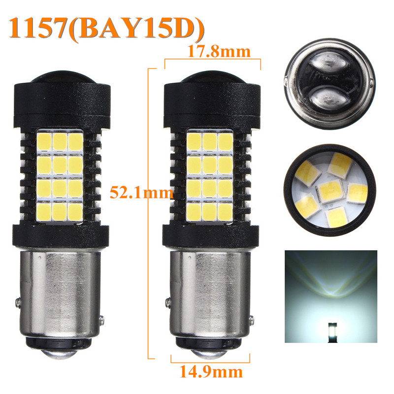 Pair-447LM-44W-White-LED-Car-Brake-Backup-lights-Turn-Bulb-Lamp-3157-7443-1156-1157-2835-1342646