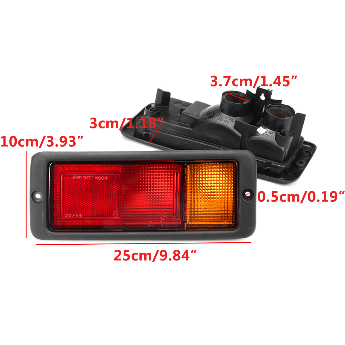 Pair-Halogen-Car-Rear-Tail-Light-Shell-LeftRight-Lamp-for-Mitsubishi-Pajero-Montero-1321826