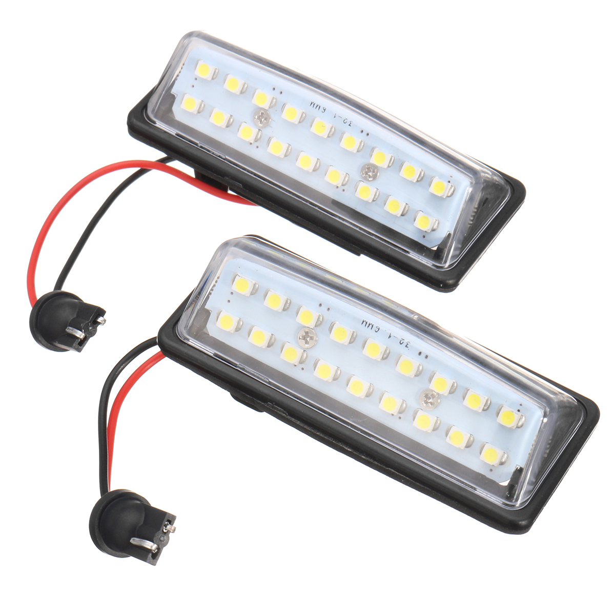 Pair-LED-Car-License-Plate-Lights-12V-White-for-Nissan-J31-Maxima-J32-Cefiro-Murano-1364391
