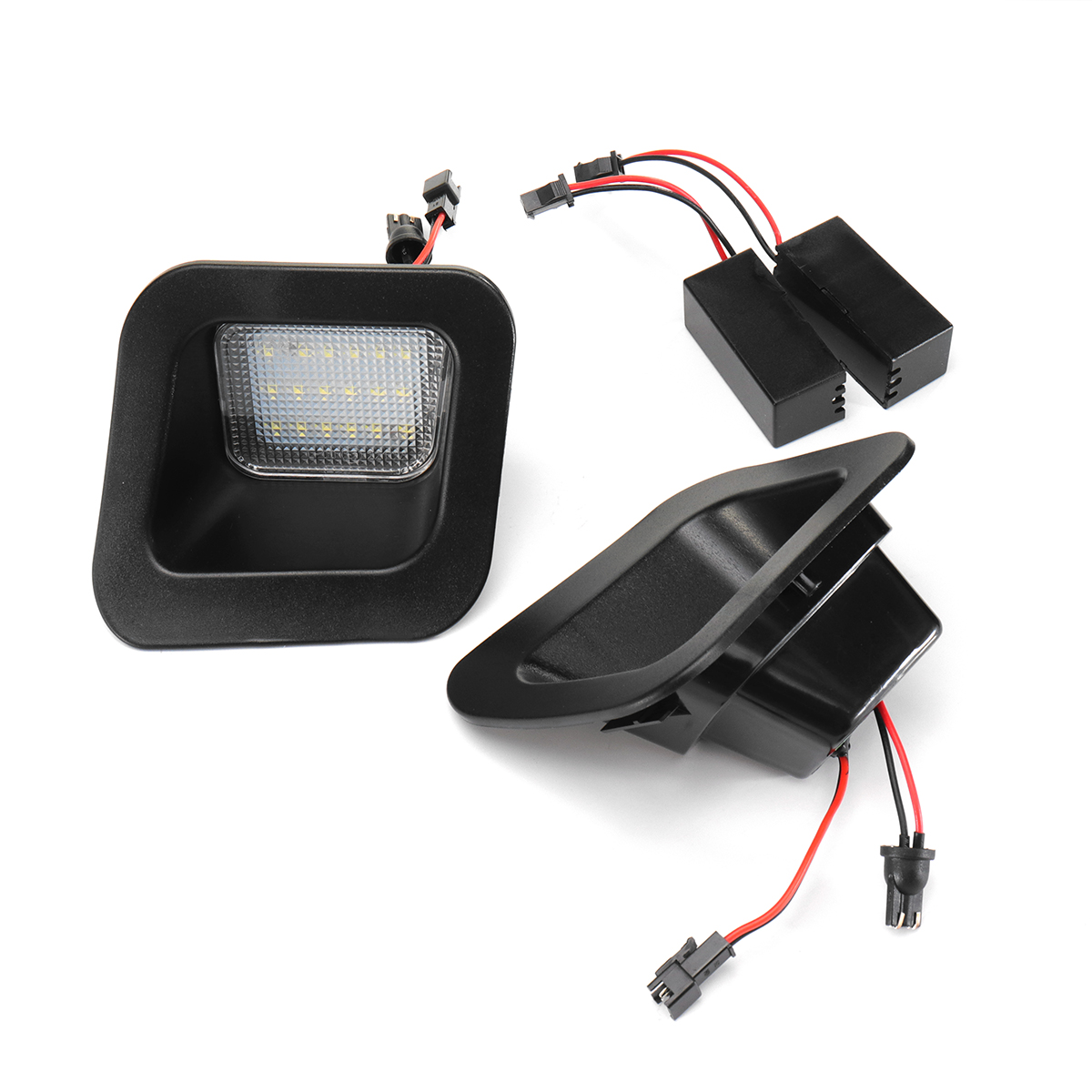 Pair-LED-License-Number-Plate-Lights-White-for-Dodge-RAM-1500-2500-3500-2003-2015-1374434