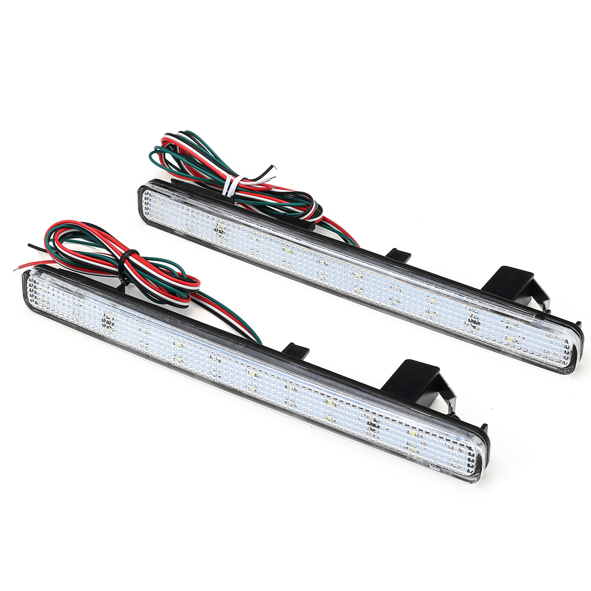 Pair-LED-Rear-Bumper-Brake-Light-Reflectors-Red-For-Honda-Acura-TSX-2009-2014-Accord-2008-2015-1720627