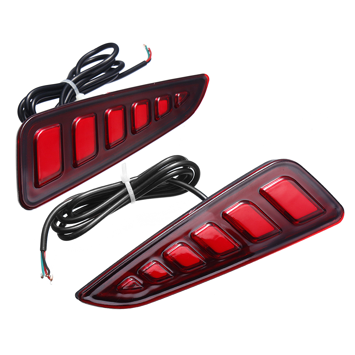 Pair-LED-Rear-Bumper-Reflector-Driving-Brake-Lights-for-Toyota-C-HR-2016-2020-1330808