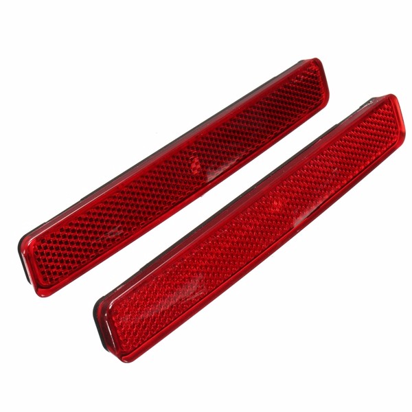 Pair-LR-Rear-Bumper-Reflector-Light-Cover-Lens-For-VW-Volkswagen-Transporter-T5-1110649