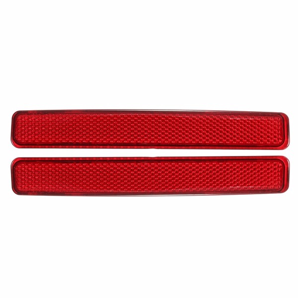 Pair-LR-Rear-Bumper-Reflector-Light-Cover-Lens-For-VW-Volkswagen-Transporter-T5-1110649