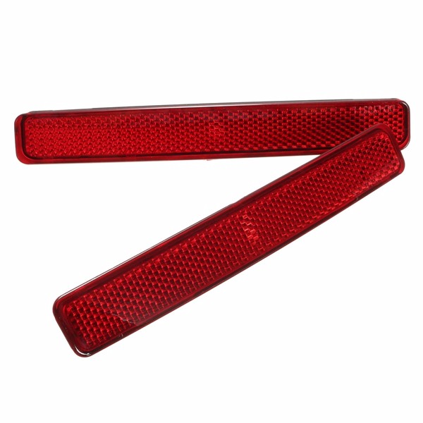 Pair-LR-Rear-Bumper-Reflector-Light-Cover-Lens-For-VW-Volkswagen-Transporter-T5-1110649