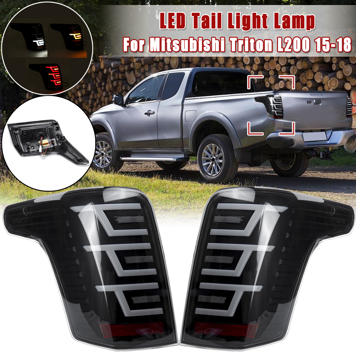 Pair-Rear-LED-Tail-Light-Stop-Lamp-For-Mitsubishi-Triton-L200-15-18-1659910