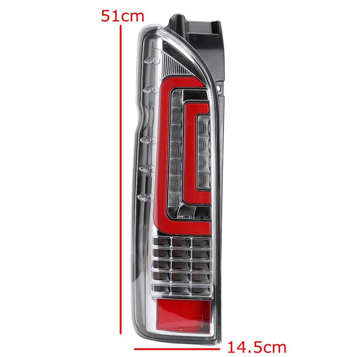 Pair-Rear-Tail-Brake-Lights-Turn-Signal-Transparent-Shell-FOR-TOYOTA-HIACE-2005-2019-1608314