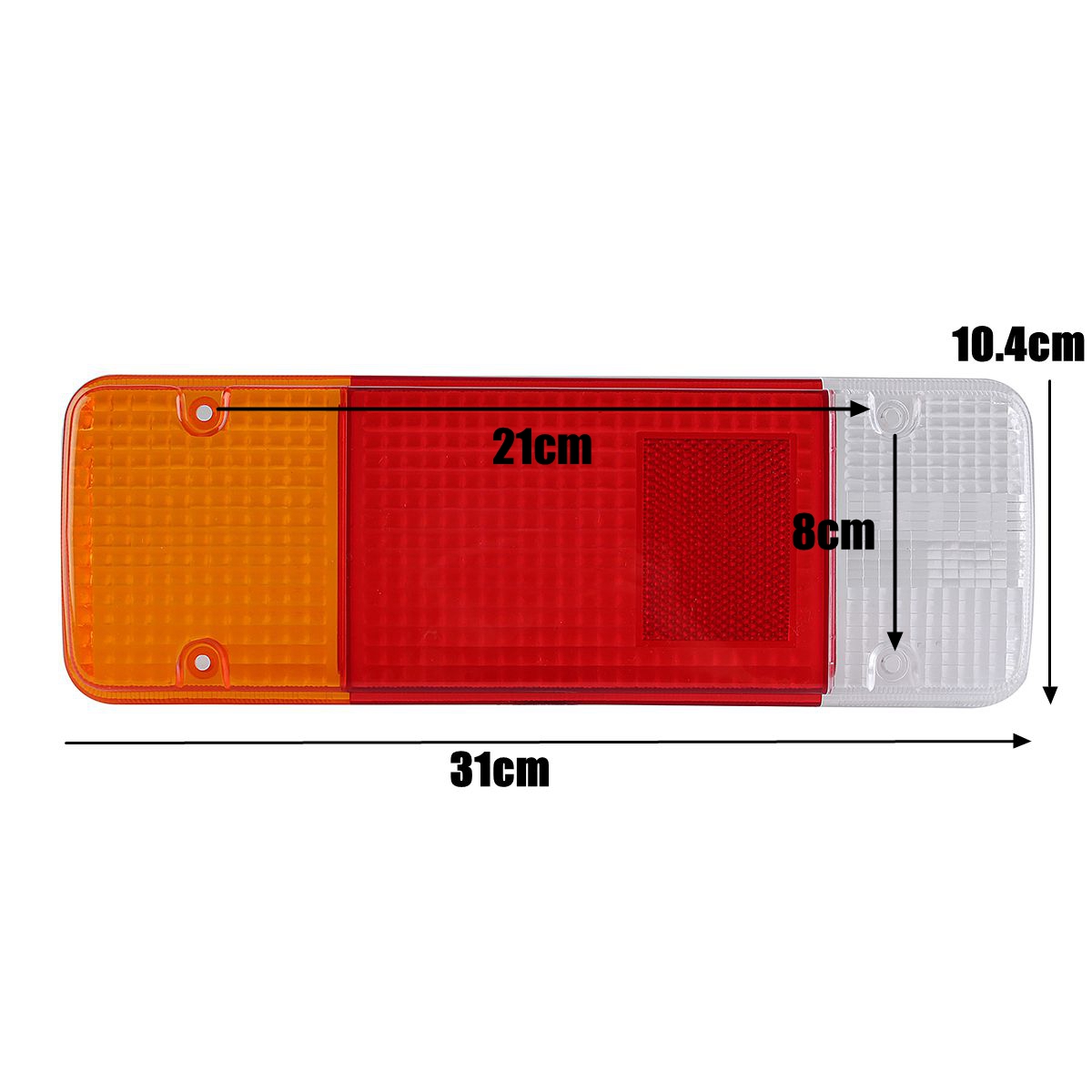 Pair-Rear-Tail-Light-Brake-Lamp-Lens-Cover-WhiteRedAmber-For-Toyota-Hilux-Landcruiser-Ute-1641935