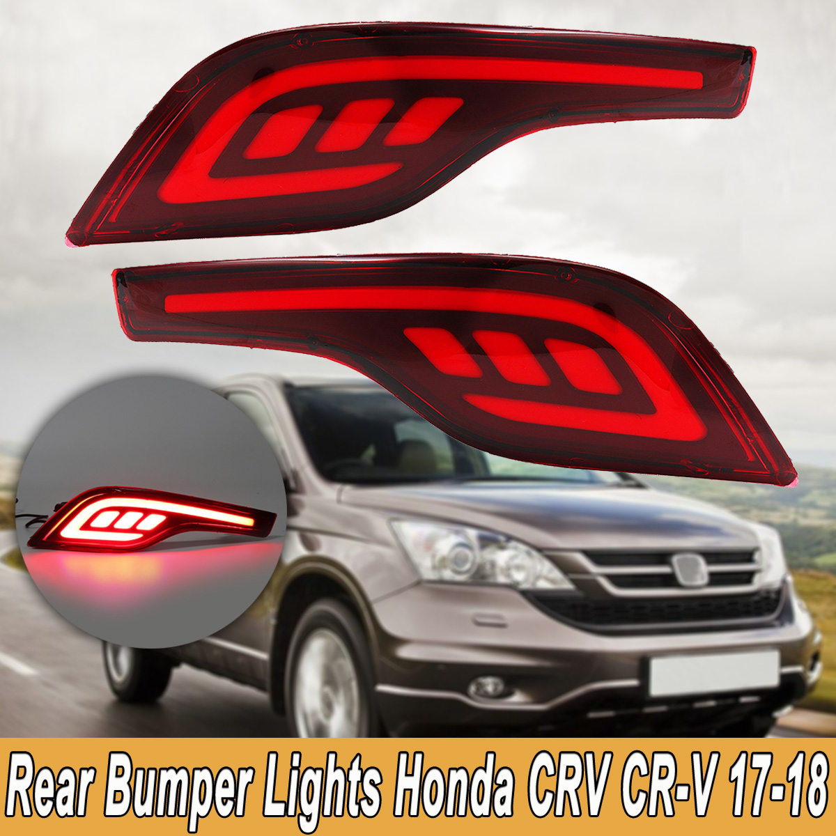 Pair-Red-Car-Rear-Bumper-Tail-Light-Fog-Lamp-for-Honda-CRV-CR-V-2017-2018-1344870