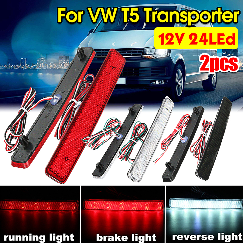 Rear-24-LED-Bumper-Reflector-Taillights-Brake-Run-Driving-Reverse-Turn-Light-Red-For-VW-T5-Transport-1659470