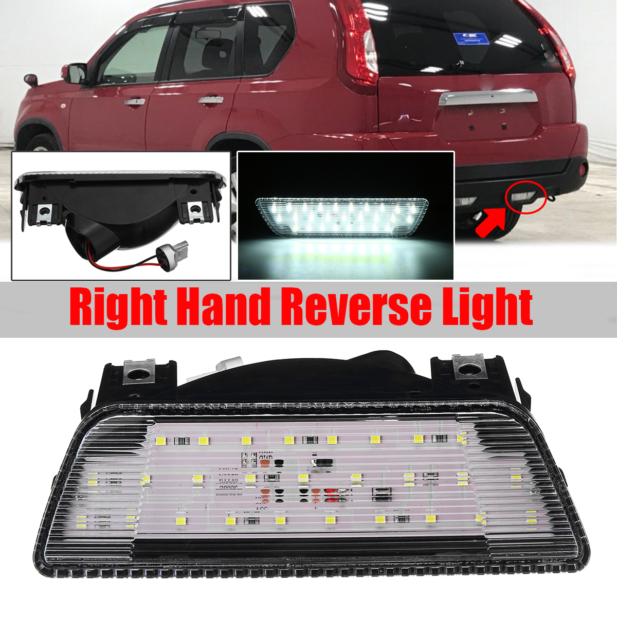 Rear-Bumper-Right-Reverse-Lights-Tail-Brake-Lamp-For-Nissan-X-Trail-T31-2008-2013-1801785