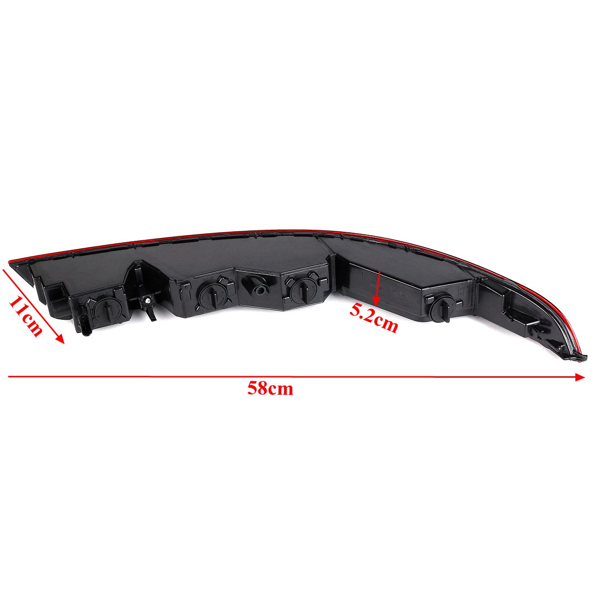 Rear-RightLeft-Lower-Bumper-Tail-Light-Red-Lens-for-AUDI-Q3-2016-2018-1331299
