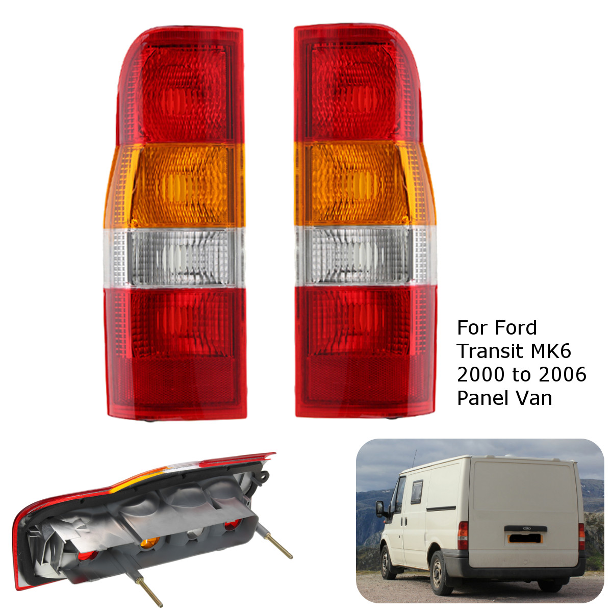 Rear-Tail-Light-Lamp-Lens-RightLeft-Side-For-Ford-Transit-MK6-2000-2006-1688760