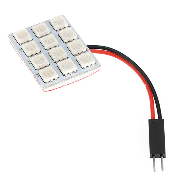 SMD-5050-LED-Car-Interior-Panel-Light-BulbT10BA9SFestoon-Adapter-49063