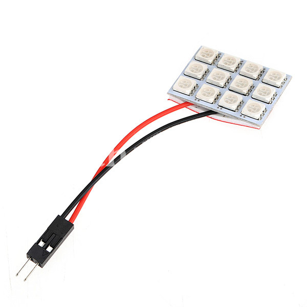SMD-5050-LED-Car-Interior-Panel-Light-BulbT10BA9SFestoon-Adapter-49063