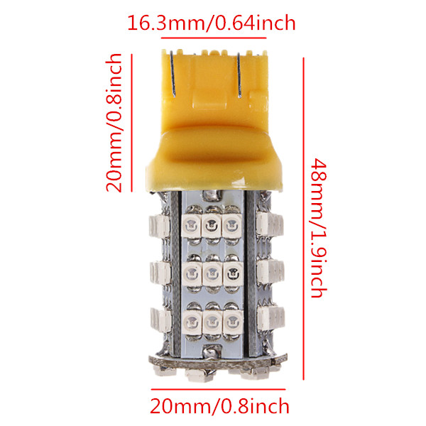 T20-3528-SMD-54-LED-Amber-Yellow-Turn-Signal-Blinker-Light-Bulb-935154