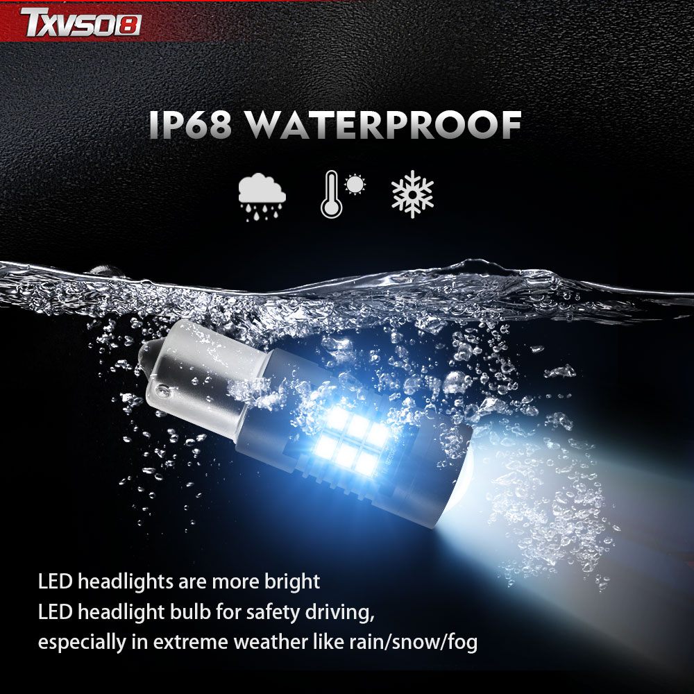 TXVSO8-1156-BA15S-P21W-21SMD-Car-LED-Light-Bulb-5W-Super-Bright-6000K-White-Reverse-Turn-Signal-Lamp-1726834