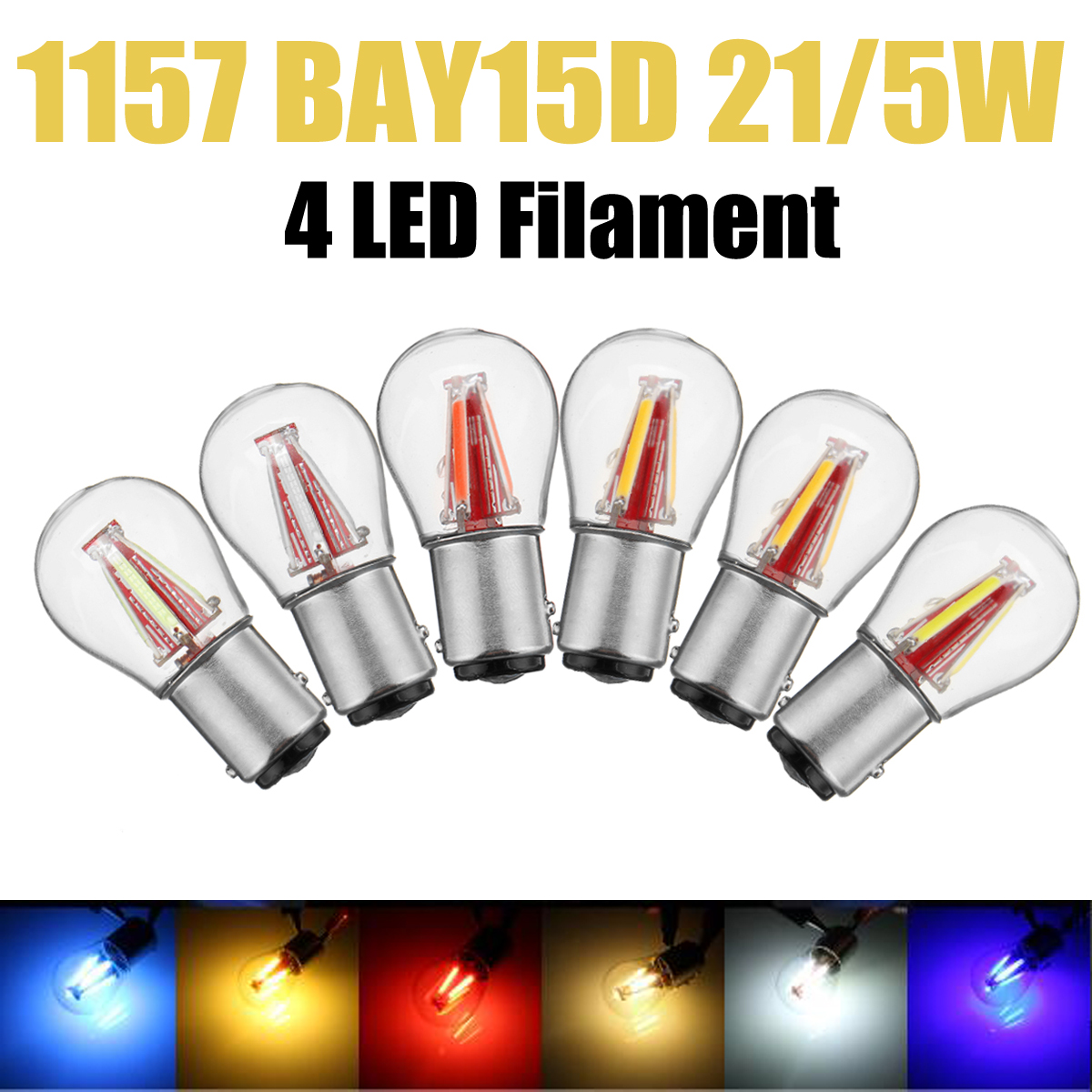 Upgraded-1157-BAY15D-215W-4-Filament-COB-LED-Stop-Brake-Lights-Bulb-Parking-Turn-Lamp-450LM-Super-Br-1351296