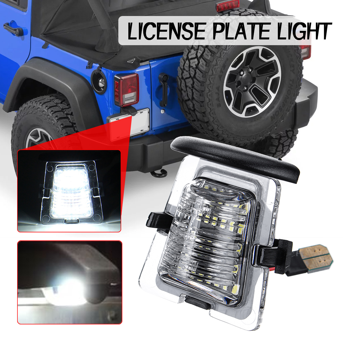 White-SMD-LED-License-Plate-Lights-Lamp-Housing-For-Jeep-Wrangler-JK-JKU-2007-2018-1574572