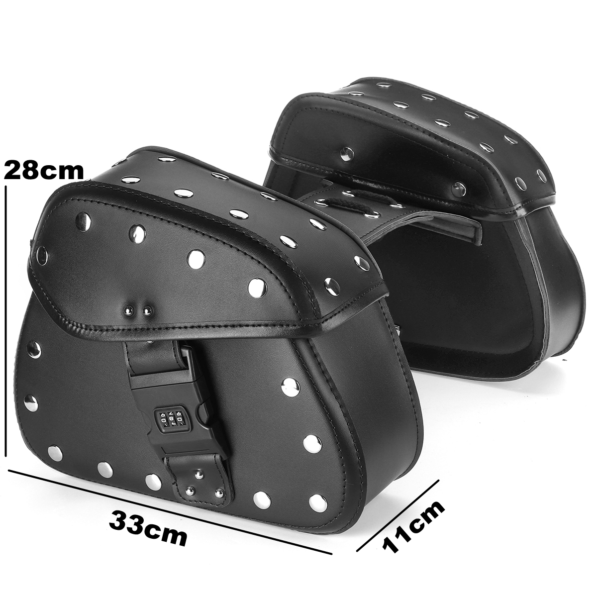 1-Pair-Motorcycle-Password-Lock-Saddlebags-Side-Storage-PU-Leather-Saddle-Bag-Universal-Black-1827056