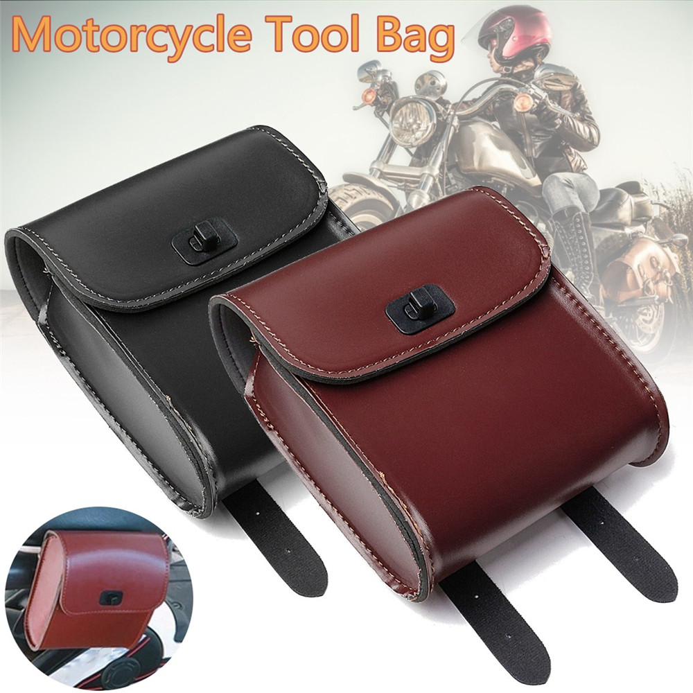 1-Pcs-BlackBrown-PU-Leather-Motorcycle-Bicycle-Tool-Bag-Luggage-Saddlebags-1324209