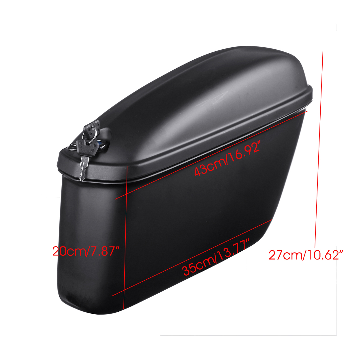 22L-Pair-Universal--Motorcycle-Hard-Trunk-Saddlebags-Saddle-Bags-Side-Box-Rear-1708881