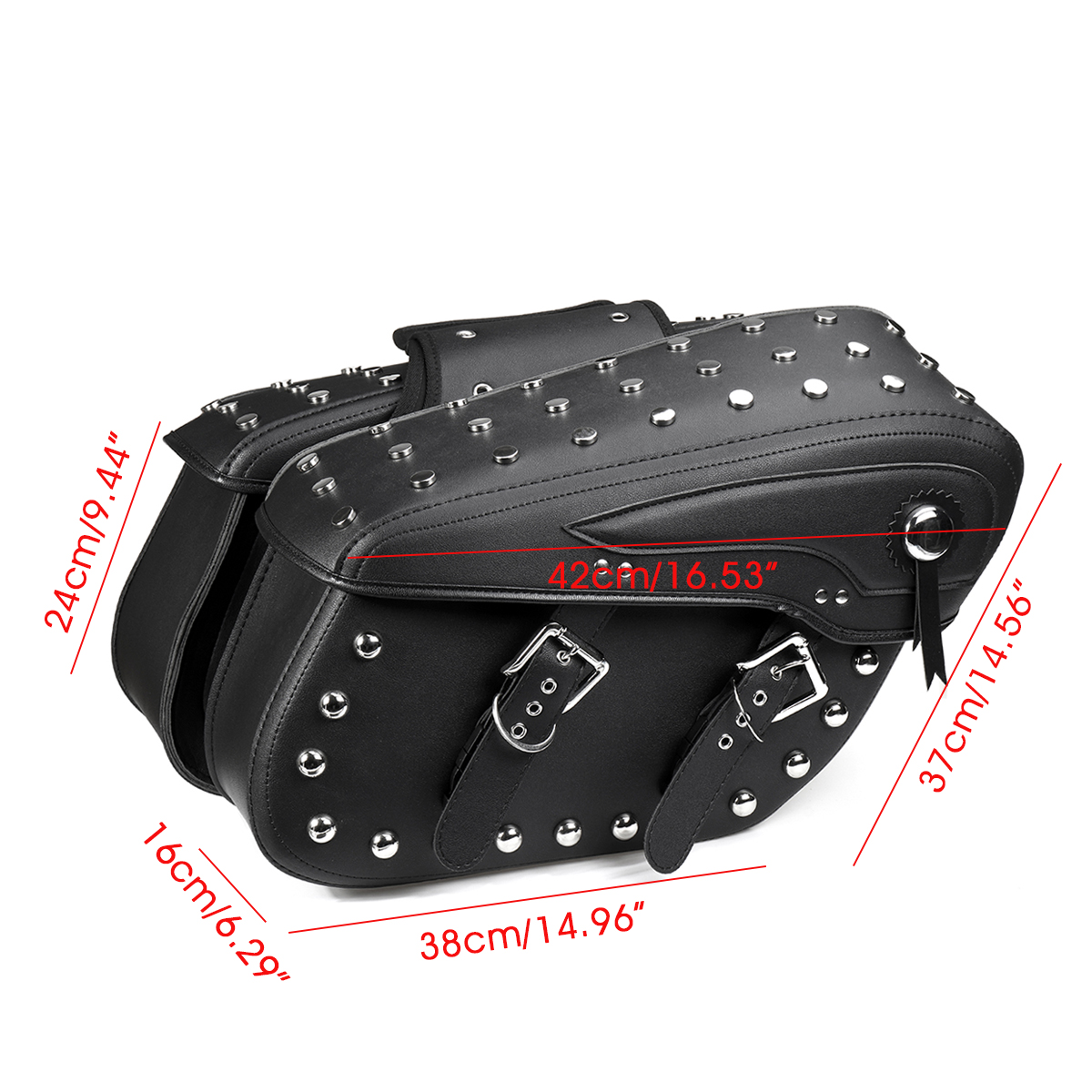 2X-Motorcycle-PU-Leather-Saddlebags-Side-Bag-Waterproof-For-Davison-1637195